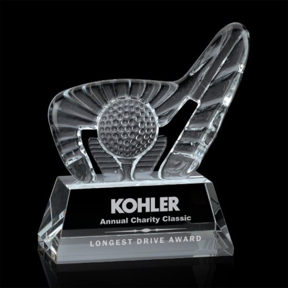 Personalized Dougherty Golf Award (M) - Optical 5" W
