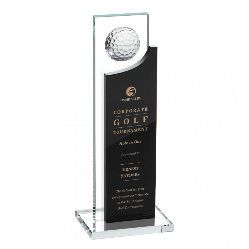 Promotional Redmond Golf Award - Black 12"