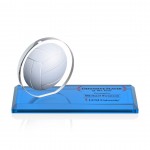 Customized VividPrint Award - Northam Volleyball/Sky Blue 3"x7"