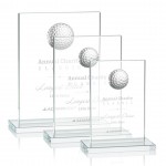 Logo Branded Cumberland Golf Award - Clear