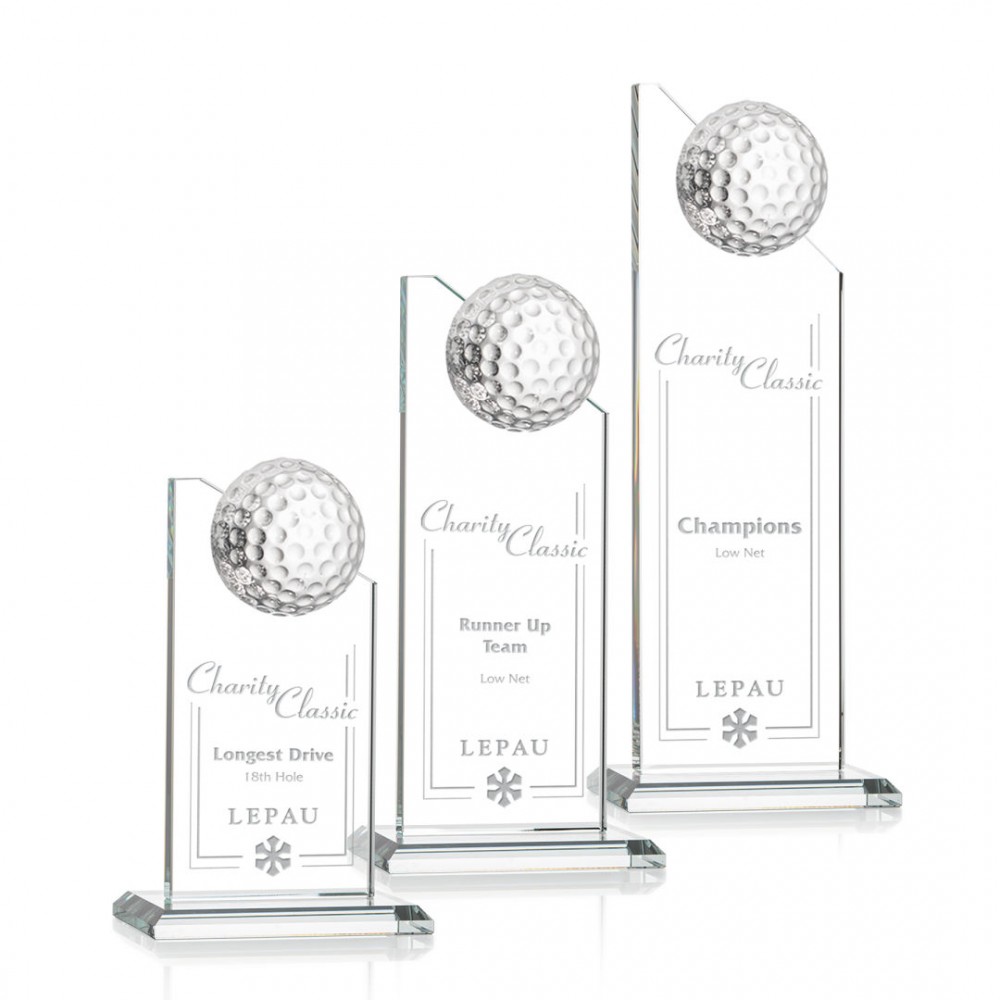Ashfield Golf Award - Clear with Logo Ashfield Golf Award - Clear with Logo