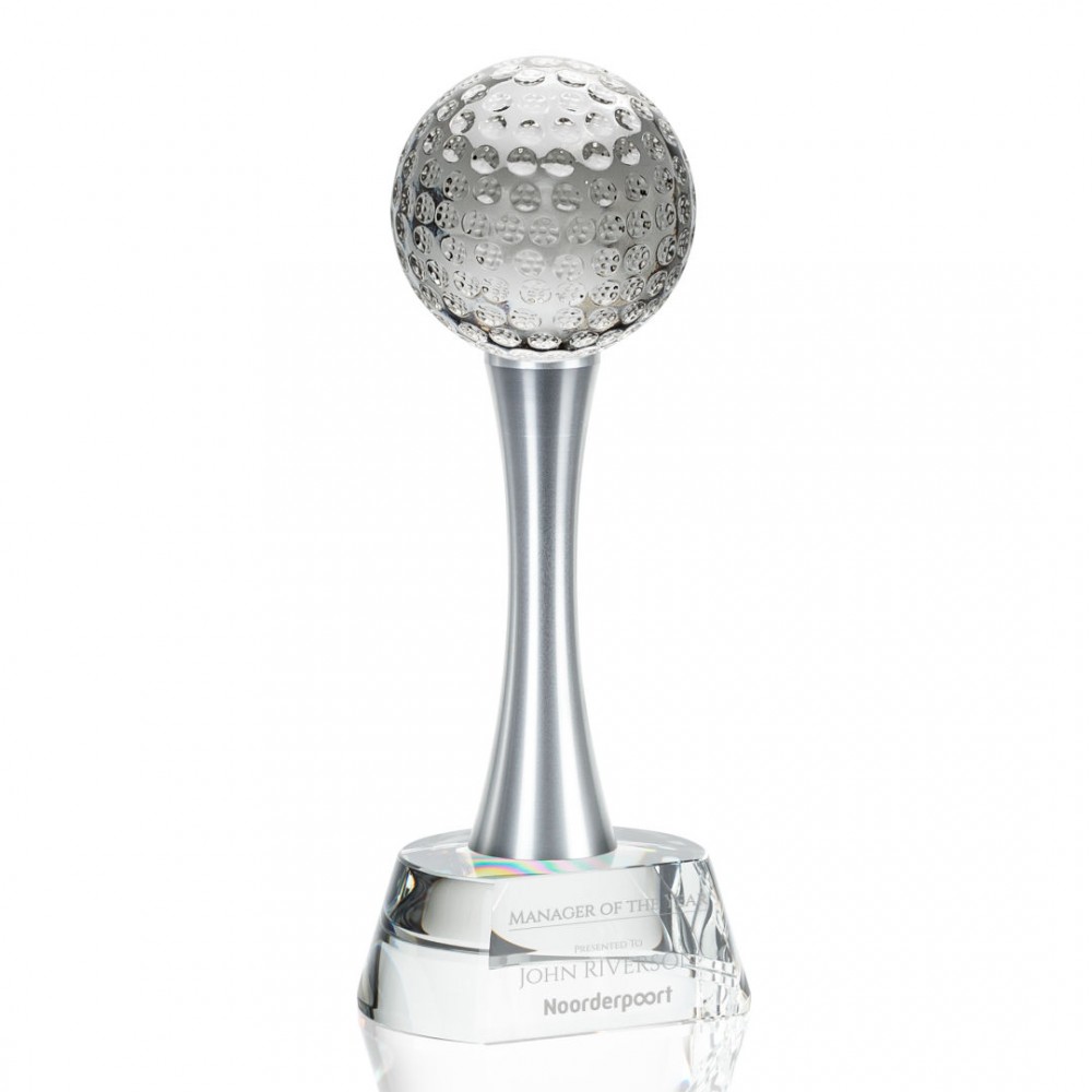 Customized Willshire Golf Award - (L) Optical 12"