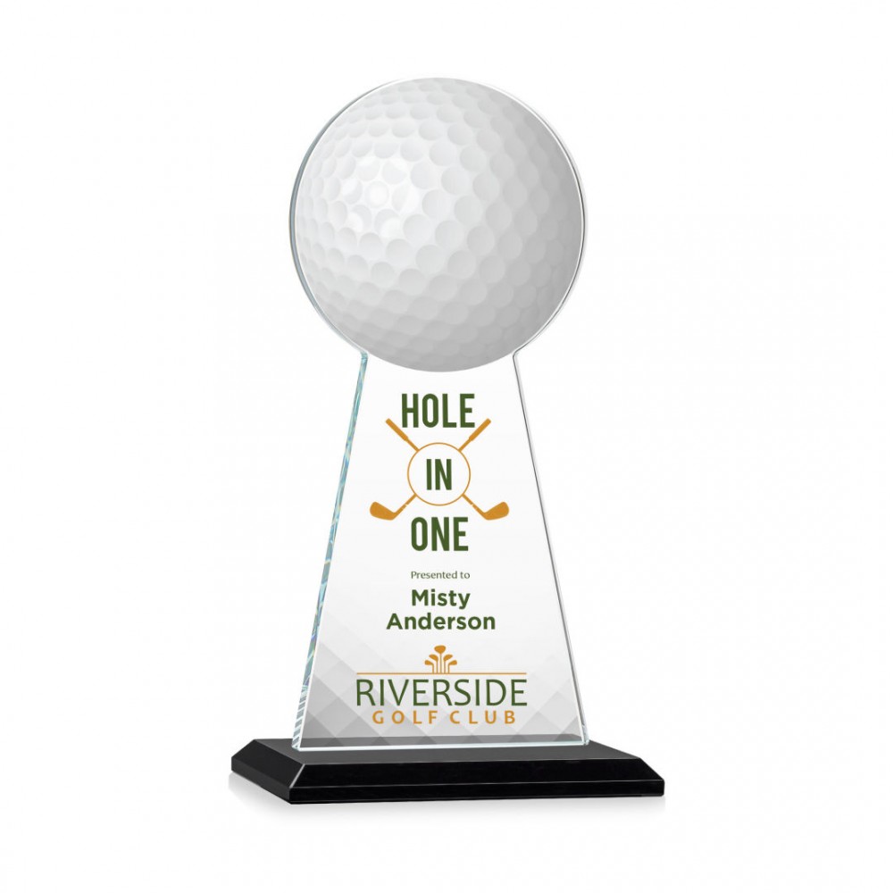 Customized VividPrint Award - Edenwood Golf/Black 9"