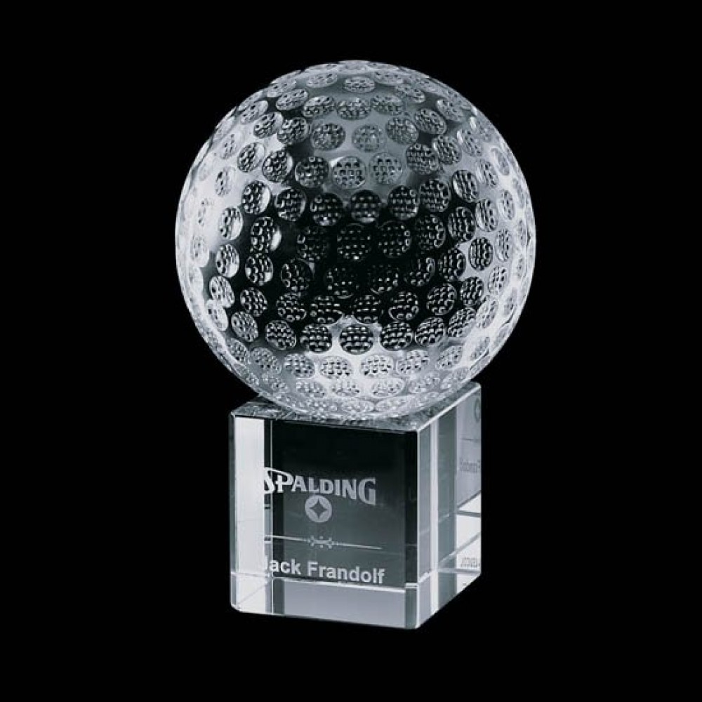 Bellevue Golf Award - Optical 3-1/8 Diam with Logo