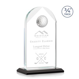 Blake Golf Award - Starfire/Black 7" with Logo  Blake Golf Award - Starfire/Black 7" with Logo