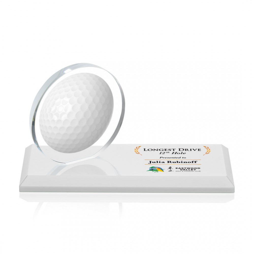 Custom VividPrint Award - Northam Golf/White 3"x7"