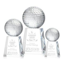 Golf Ball Award on Celestina Base with Logo