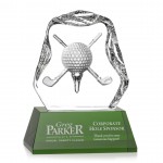 Slaithwaite Golf Award (L) - Green Base 7" with Logo