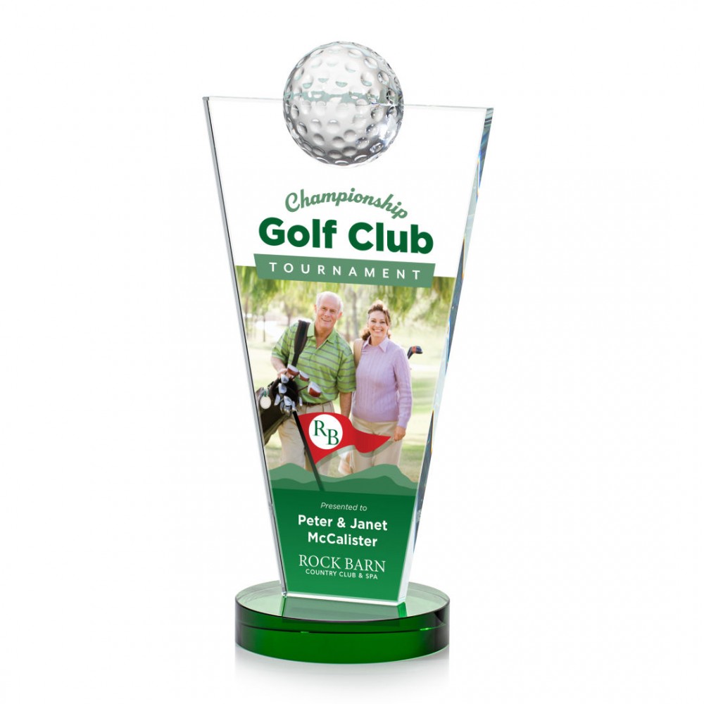 Custom VividPrint Award - Slough Golf/Green 10"