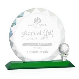 Nashdene Award - Optical/Green 7" Diam with Logo  Nashdene Award - Optical/Green 7" Diam with Logo