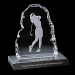 Iceberg Female Award - Optical/Marble 7" with Logo