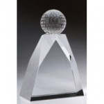 Personalized Small Crystal Sears Golf Tower Award