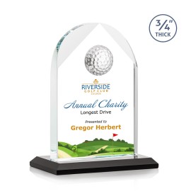 VividPrint Award - Blake Golf/Black 6" with Logo  VividPrint Award - Blake Golf/Black 6" with Logo