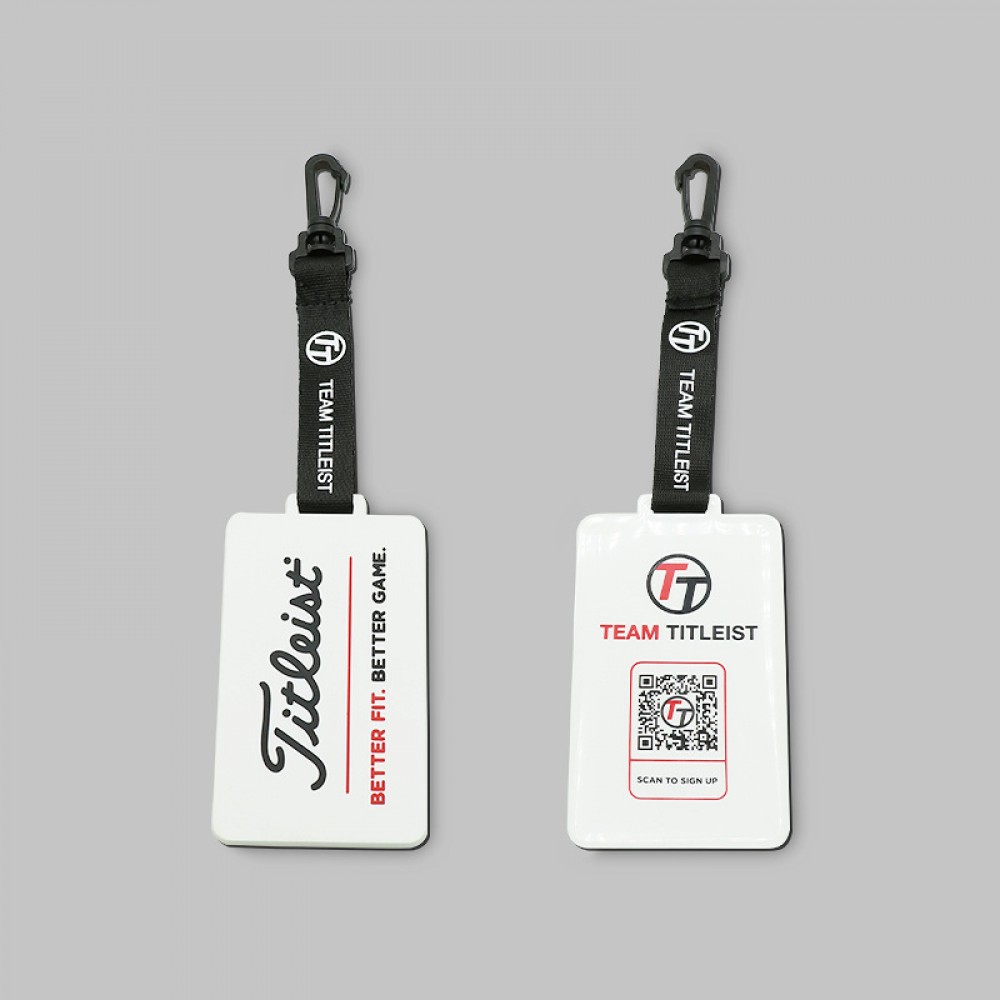 Custom Luggage Tags Soft Rectangular Bag Tag with Hook with Logo