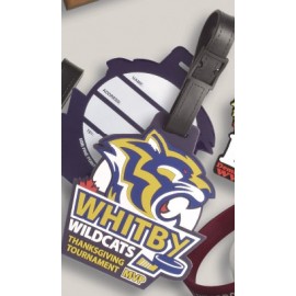 3" PVC Bag Tag with Logo  3" PVC Bag Tag with Logo