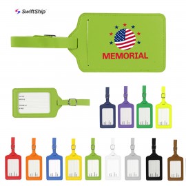 Customized PU Leather Luggage Tag