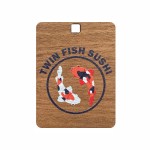 Personalized Standard Wood Bag Tags
