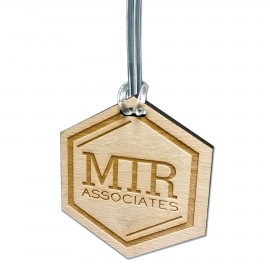 Custom Custom Laser Etched Birch Bag Tags