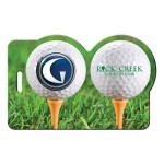 Golf Balls Luggage Tag with Logo