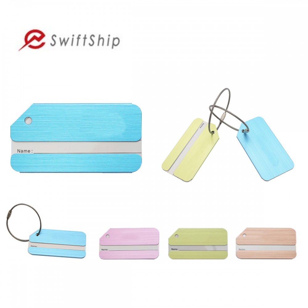 Customized Aluminum Alloy Luggage Tag Customized Aluminum Alloy Luggage Tag