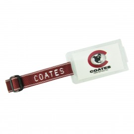 1" Classic Luggage Tag with Logo  1" Classic Luggage Tag with Logo