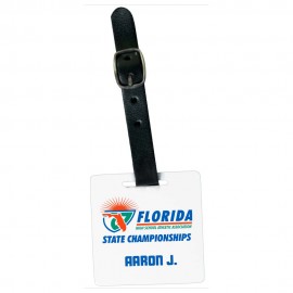 Customized Square Metal Bag Tag