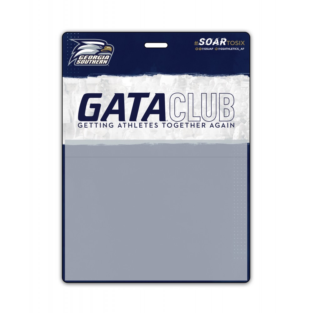 Laminated Event Tag (4.5"x6") Rectangle with Logo