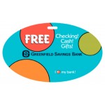 Customized Laminated Event Tag - Oval (3"x5")