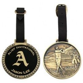 Metal Golf Bag Tag with Logo  Metal Golf Bag Tag with Logo