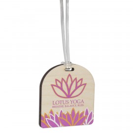 Custom Ultra Vivid Birch Bag Tags with Logo