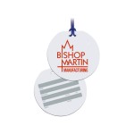 Round Celebrity Bag Tag with Logo
