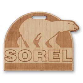 Wood Event/Golf Tags, Custom Shape (1-5 Sq. In) with Logo