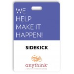 Write-on Tag (2.5"x3.75") Rectangle with Logo