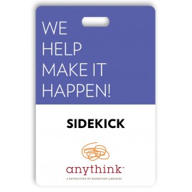 Write-on Tag (2.5"x3.75") Rectangle with Logo