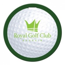 Golf Ball Shaped Luggage Tag with Logo