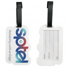 Custom Vinyl Bag Tag with Soft address card insert