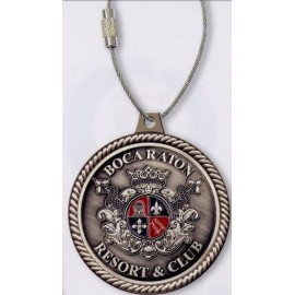 Customized Winner's Circle Bag Tag 2 1/4"  Customized Winner