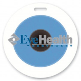 USA Made Laminated Event Tag (3") Circle with Logo
