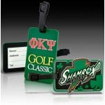 Soft PVC Luggage/Golf Tags/Write on Back with Logo