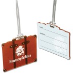 Promotional Custom 1/8" Acrylic Write-On Luggage Bag Tag