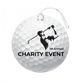 Promotional Imprinted Full Color Round Luggage Tag