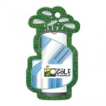 Logo Branded Golf Bag Shaped Luggage Tag