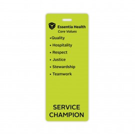 Customized Full Color Write On Tag (Rectangle 2.125"x5.375")