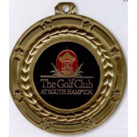 Logo Branded 3 1/2" Winner's Circle Bag Tag with Star Border