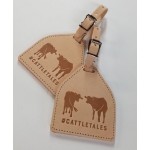 Leather Custom Golf Bag Tag with Logo