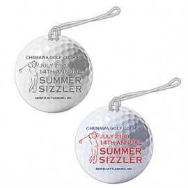 Custom Golf Bag Tag, Round