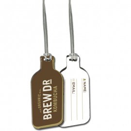 Custom 1/4" Acrylic Write-On Luggage Bag Tags with Logo