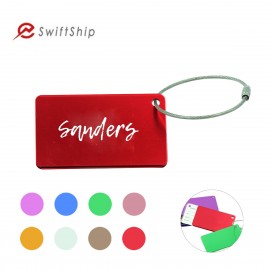 Airplane Luggage Tag with Logo