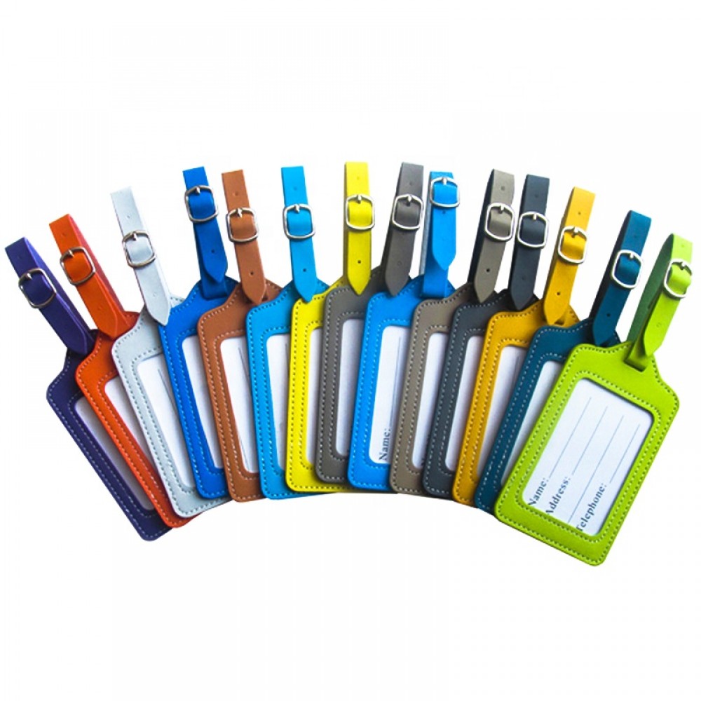 Personalized PU Leather Luggage Tag