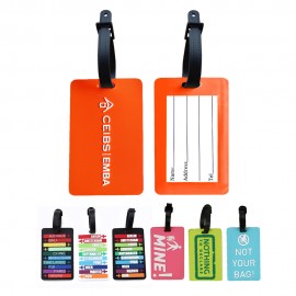 Custom Soft PVC Luggage Tag  Custom Soft PVC Luggage Tag